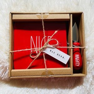 Rae Dunn Christmas cheese platter